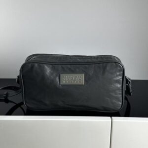 MM6 New Camera Bag Luxury A-A Counter Cowhide Women's Shoulder Bag Fashion Crossbody Bag Solid Color Versatile Handbag Same Style for Men and Women