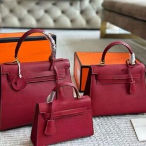 Designer bags Birk 25cm Classic orange tote bag Luxury Bag shoulder bag large capacity women's classic Genuine Leather crossbody bag women's elegant handbag