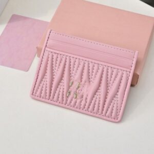 Card Holders Designer Womens Wallet Card Case High Quality Genuine Leather Sheepskin Interior Compartment With Box Luxury Designer Wallets For Women Cardholder