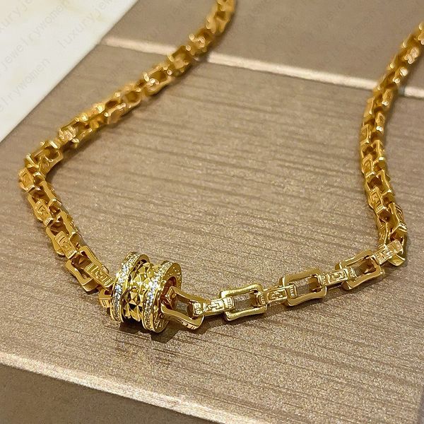 Elegant round pendant necklace in 18K gold plated stainless steel double sided design minimalist style jewelry perfect gift for her