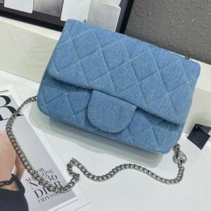 NEW 2024 Fashion bag Designers bags Denim Shoulder Classic handbag Women Handbags Womens crossbody Vintage Clutch Tote Messenger bags Armpit bag chain bag 24m