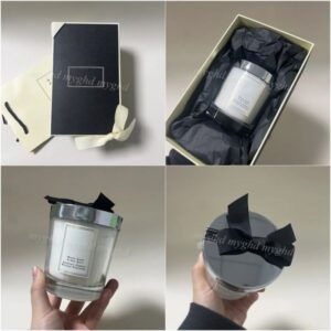 Home Scented Candles 200g Fashion Fragrance Incense Aromatherapy Candle With Box Bag 20026