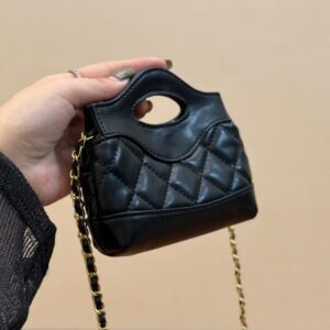 Genuine Top quality mini with box underarm designer tote Fashion Leather women's handbag chain crossbody bag pochette