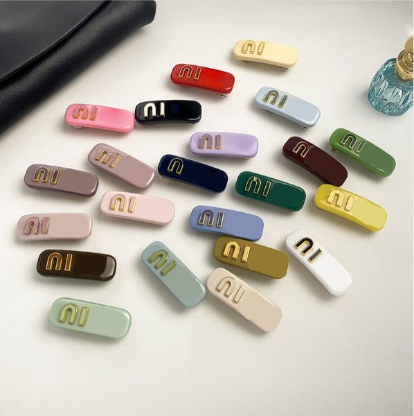 Hair Clips Barrettes Luxury Designer Letter Hair Clip Barrettes Classic Hair Jewelry Brand High Quality Hair Accessories