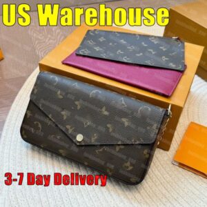 10A luxury Designer Bag Wallet Ladies Classic Set of 3 piece Felicie Bag Luxury Tote Shoulder Bag Clutch Messenger Bag Wallet for women handbag cross body bag M61276