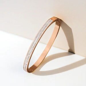 Luxury Stainless Steel Bracelet Classic crystal Bracelet Designer Women Cuff Bangle Designer Cuff Jewelry Woman Party Gift