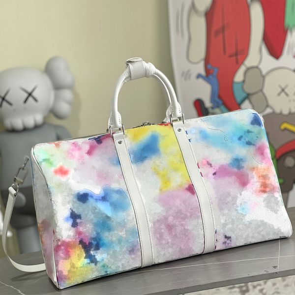 Classic duffle bag designer man black weekend travel bags men women luggages large capacity designer duffel Luggage man shoulder crossbody bag