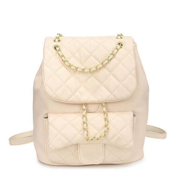 Designer Lingge Shoulder Bag Light Luxury 2025 New Versatile and Premium Chain Shoulder Bag Large Capacity Outdoor Leisure Bag