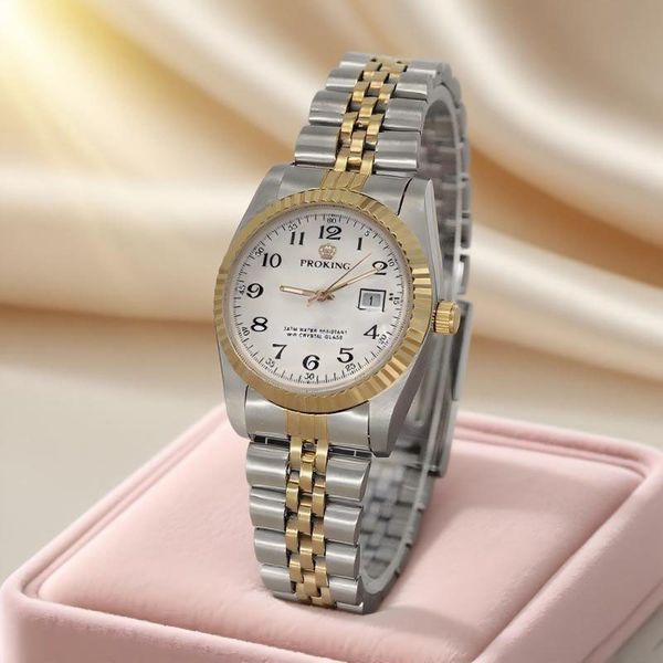 Women's Watch Business Elegant Fashion Retro Watch Stainless Steel Japanese Quartz Movement Waterproof Arabic Numbers Luxury Watch