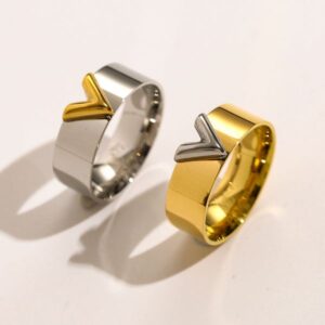 Luxury Designer Ring 18K Gold Plated for Women Men Ring Letter Fashion Rings Wedding Party Gift Jewelry