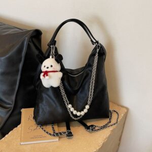 Hot Sale free shipping Best selling 2025 Designer Beaded Strap Shoulder Bag – Large Capacity Crossbody Purse Free Shipping Trendy Boho Women's Work Casual Handbag