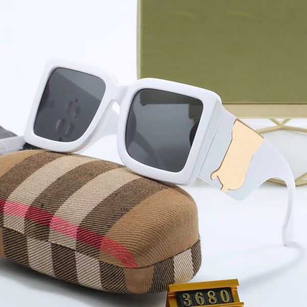 Designers sunglasses fashion polarized sunglasses UV resistant luxury sunglass men women Goggle Retro square sun glass Casual eyeglasses