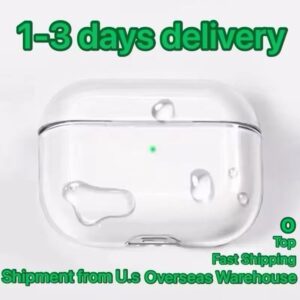 USA Stock For Airpods Pro 2 Air Pods 4 3 Earphones Airpod Bluetooth Headphone Accessories Solid Silicone Cute Protective Case Apple Wireless Charging Box TPU ai4 Case