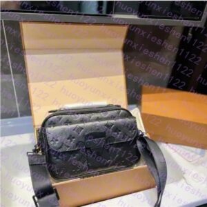 Top Qualitys Genuine Leather designer bags 3pcs Detachable Trio black Messenger Bags Men Crossbody 3 in 1 Set women Shoulder Bag Handbags Purse Wallet