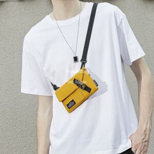 Men's crossbody bag fashion brand mini bag lightweight mobile phone bag female Japanese single bag casual diagonal small backpack boys