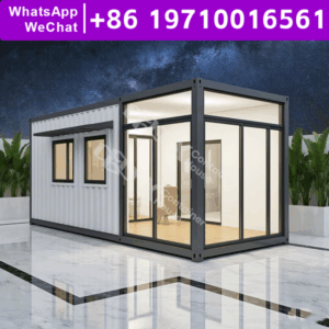 Windproof Living Pod Flat Pack House Modular Container Home Prefab Build Climate Resistant Setup Garden Tiny House Energy Kit