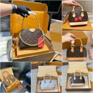 Luxury Designer Bags Shell Bags Women's Crossbody Bags Portable Handbags Vintage Printed Patterns