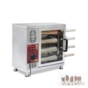 2025 Hungarian Chimney Cake Pastry Oven Grill Machine Electric Kurtos Kalacs Machine Commercial Chimney Cake Machine