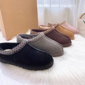 Hot sell AUSG Platform Woman Winter Boots Designer Ankle Boots Tazz Shoes Chestnut Black Warm Fur Slippers Indoor Booties G5820
