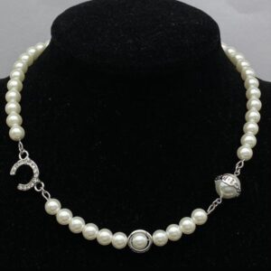 Women Jewelry Metal Fashion Designer Pearl Necklace Gold Letter Pendant Necklace Chan Jewelry Gifts