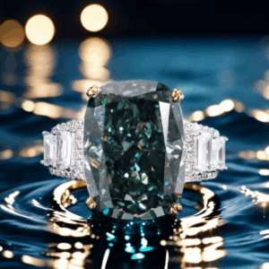 20CT S925 Royal Paparacha high-carbon diamond ring, heavy industry sparkling crushed ice cut rectangular 13*18 Luxury ring, prince and princess jewelry ring