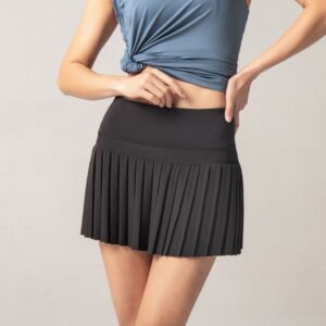 Lightweight quick drying tennis yoga skirt with anti glare and high elasticity fitness skirt
