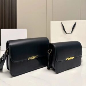 Women's handbag designer one shoulder bag luxury crossbody bag leather shoulder strap fashion casual envelope bag metal logo women's small square bag purse