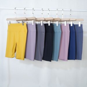 Women Yoga Shorts Suit Sports High Waist 4 inch Pants Running Fitness Gym Underwear Workout Short Leggings 6 Colors