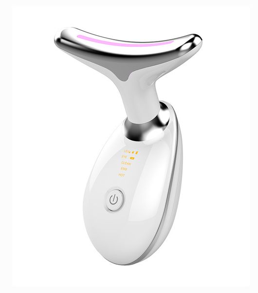 Skin rejuvenation and neck beauty instrument Whitening facial cleanser Micro-current lifting beauty massager
