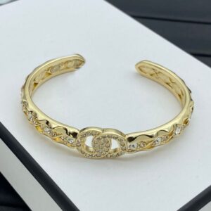 Designer Bracelet Gold Plated Charm Bangle Women Luxury Crystal Bracelets Braclet Designer Wedding Party Jewelry