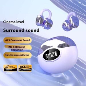 Ear Clip Sports Running 2025 New Bluetooth Earphones Long Battery Life AI Smart Translation