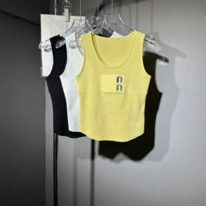 women tanks camis designer tank tops women tanks girl sleeveless wide-shoulder vest knitted vest suspenders