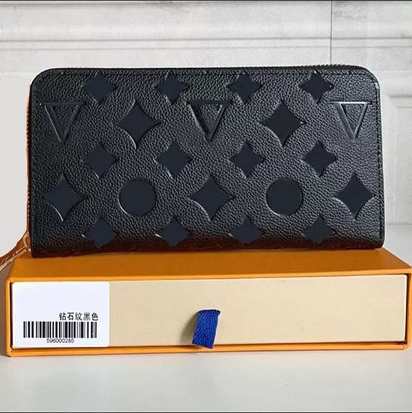 2023 Designer Fashion Black empreinte long wallet women clutch ladies pu leather louiseitys 1 viutonitys single zipper wallets classical cor