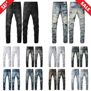 designer jeans mens Denim Trousers Fashion Pants High Quality Straight Designer Streetwear Casual Sweatpants Jogger Washed Slim Fit Old Jeans
