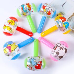 22cm Cartoon Air Hammer Will Make A Sound When Push Ring With Bell Inflatable Toys Wholesale