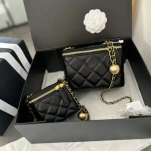 Designer Bag Makeup Bag Luxury Cosmetic bag High Quality Women's Handbag Purse Cowhide travel Storage Bag Toiletry Bag Mini Brown vanity bag