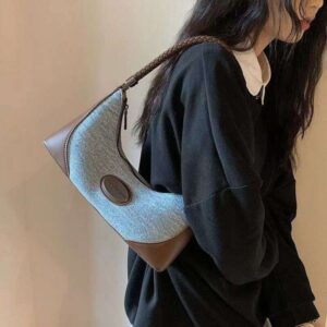 Denim Bag Women 2025 New Fashion Small Size mini bag Texture One Shoulder Handheld Stick Bag shoulder bags