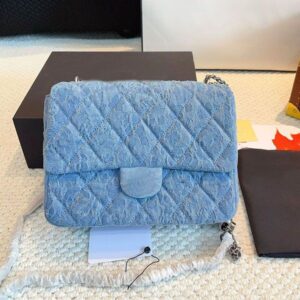 Designer bag Woman Women luxurys Classic Denim Shoulder bag Chain bag Handbags Messenger bag Clutch Flap crossbody Wallet lady clutch Fortune bag 24m