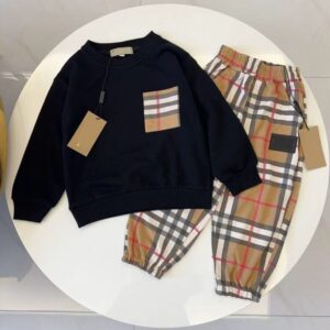 Designer Kids Clothing Set Luxury Boys Girls Long Sleeve Sweater Outfit Classic Baby Toddler Knitwear 90-150cm O11
