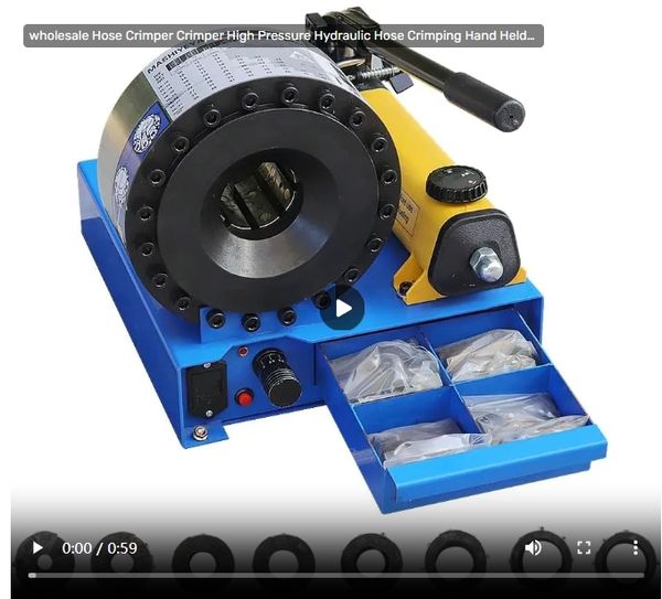 2025 wholesale Hose Crimper Crimper High Pressure Hydraulic Hose Crimping Hand Held Hydraulic Tool