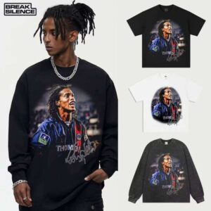 Cristiano Ronaldo Football Star Series Men's T-Shirt 100% Cotton Solid Color Direct Print Available Long Sleeve Small Size