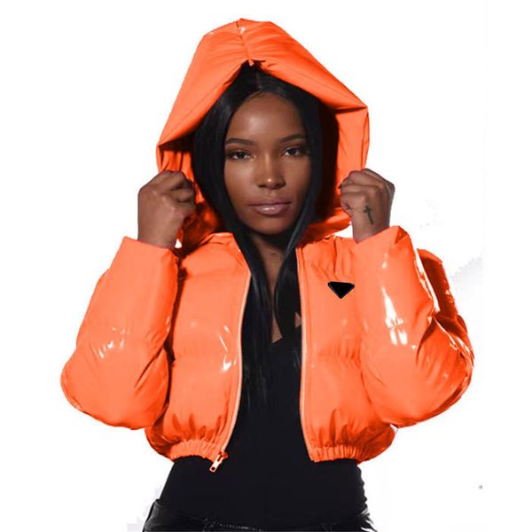 Womens Down Parkas Jackets Coat Hoodie Puffy Windbreaker Light Female Short Style Slim Coats Woman Outwears Warm Thick Winter Jacket Size S-XL