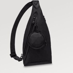 Sling bag DUO Embossing 2 pcs Designer Cross Body bags crossbody slingbag Black Backpacks Oxidized Leather Business Handbags Totes Messenger Adjustable strap