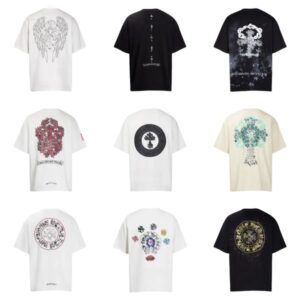 Men's CH359 Designer Short Sleeve Tee – Premium Cotton Sweatshirt with Trendy Letters