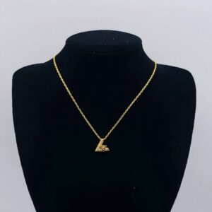 Luxury Pendant Necklace Designer Letter Choker Chain Gold Plated Women Wedding Party Jewelry Accessories Gift
