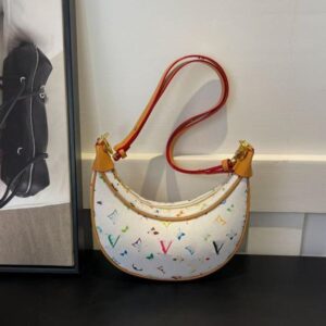 Loop Croissant shoulder hobo designer Purse M81098 Cosmetic half-moon baguette underarm Handbag crossbody Metal Chain Collection Women bag