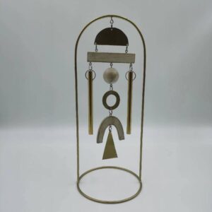 Elegant Gold-Plated Wind Chimes for Home Decoration