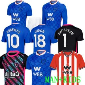 24 25 26 sunderland Soccer JerseyS Home away third 2025 RED BLACK KIDS s STEWART SIMMS ROBERTS AMAD CLARKE Diarra 19 EMBLETON E NIEN Football Shirt SEWS PROMOTED001