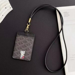 Designer wallet with orginal box coin purse passport pouch ID case card holder pocket women bag vintage pebble cardholder credit card Lanyards