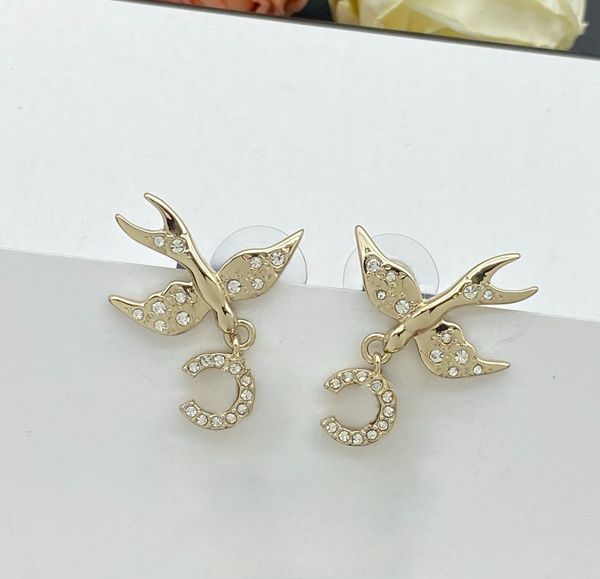 Luxury Designer Earrings Diamond Earrings Crystal Style Earing High Quality Copper Women Jewelry Gift